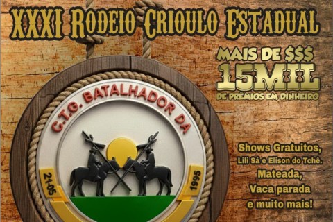 SÃO JOSÉ DO NORTE SE PREPARA PARA O XXXI RODEIO CRIOULO ESTADUAL DO CTG BATALHADOR DA QUERÊNCIA