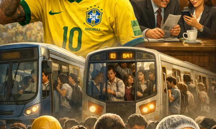 O Brasil de Neymar, dos políticos e do trabalhador invisível