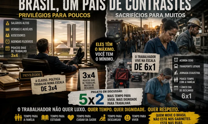 O grande debate do momento no Brasil é sobre a escala de trabalho